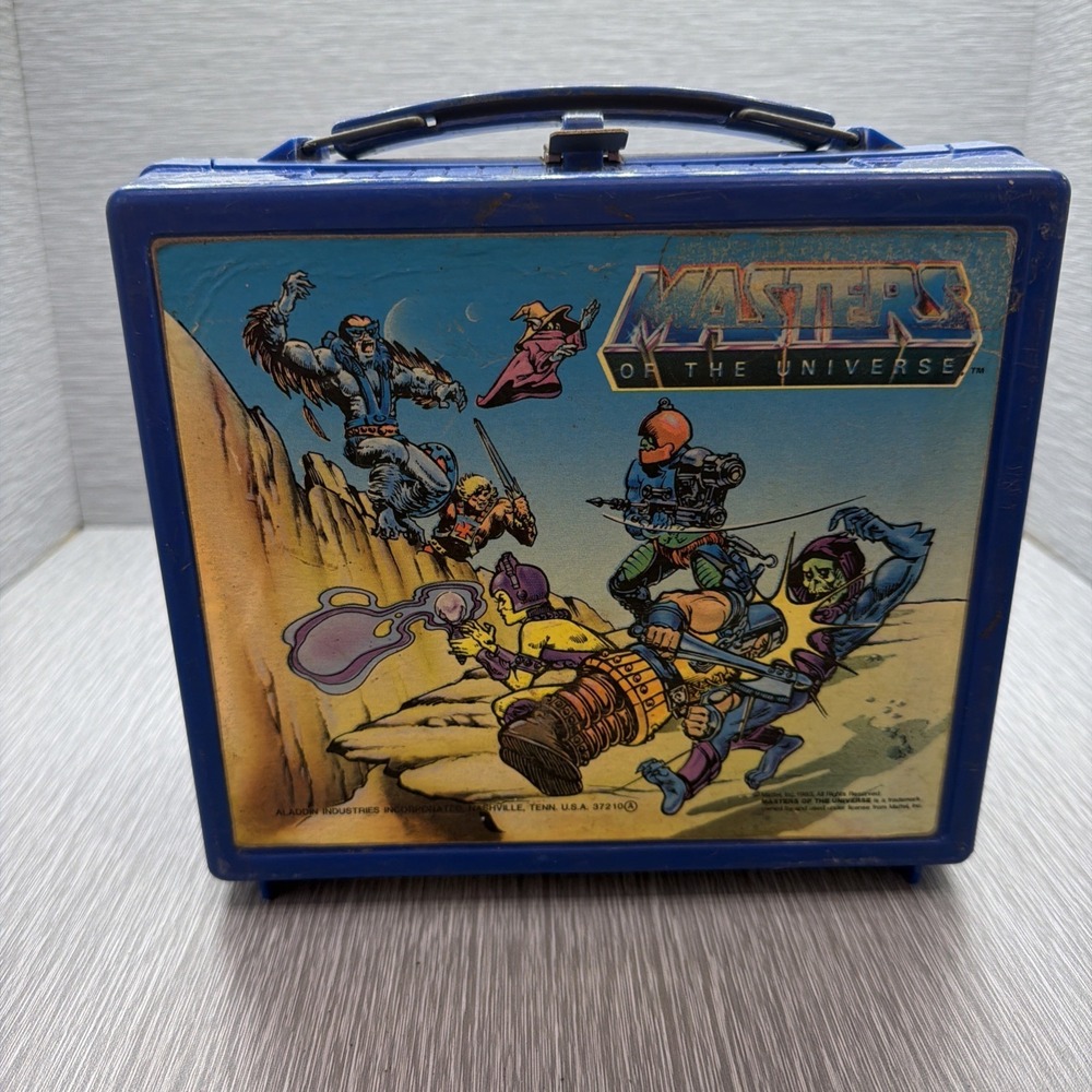 He-Man Masters of the Universe Lunch Box Vintage 1983 Aladdin MOTU